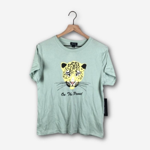 Wildfox "On the Prowl" Graphic Tee (M) - Picture 1 of 7